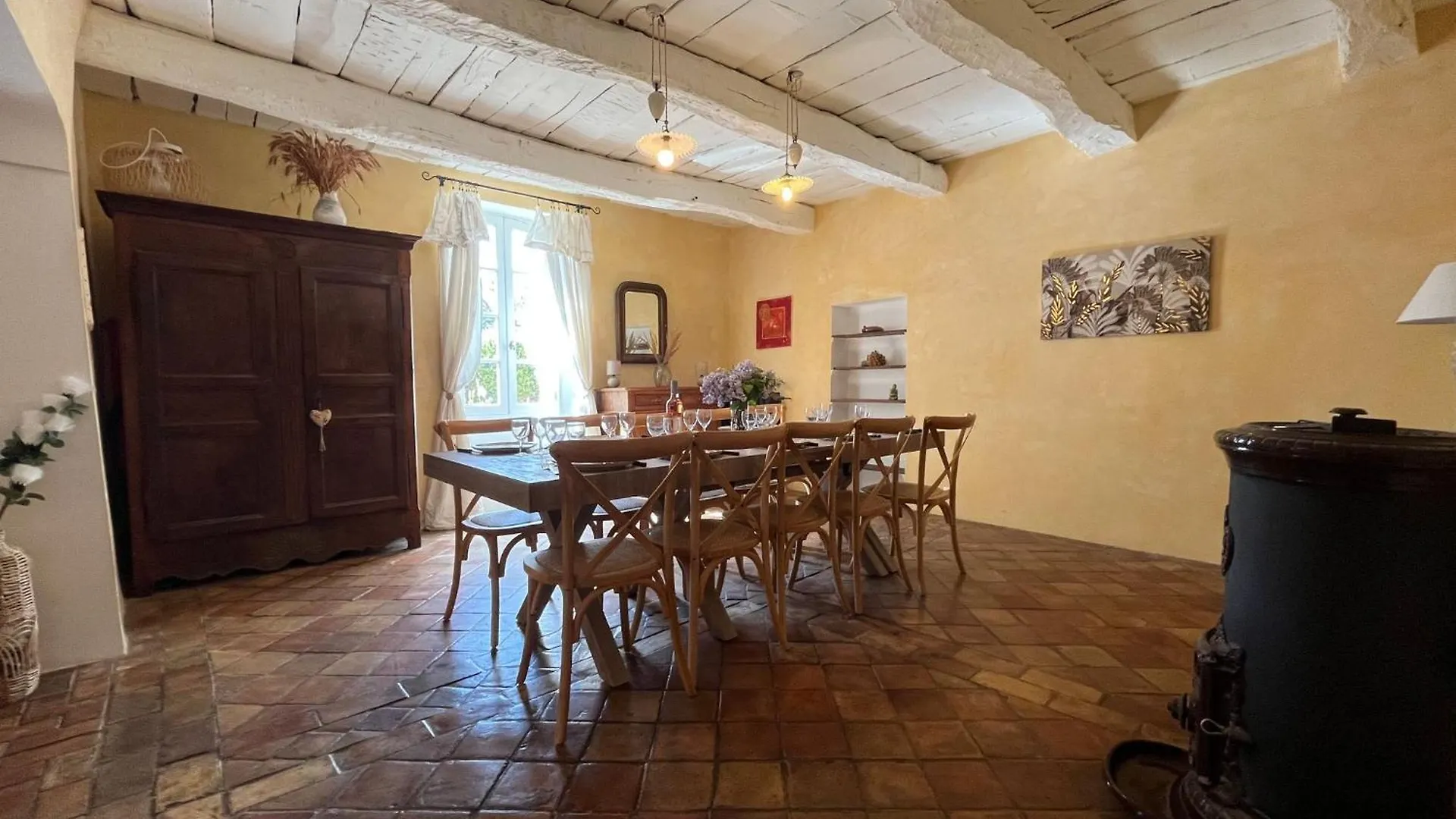 Vakantieboerderij Elegant 18Th-Century Bastide In Provence With Panoramic Views And Private Pool Villa Valensole